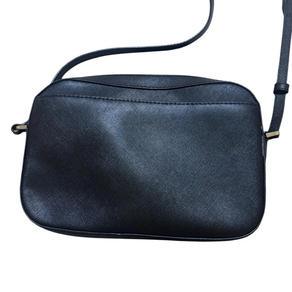 Michael Kors Black Satchel with Gold Accents